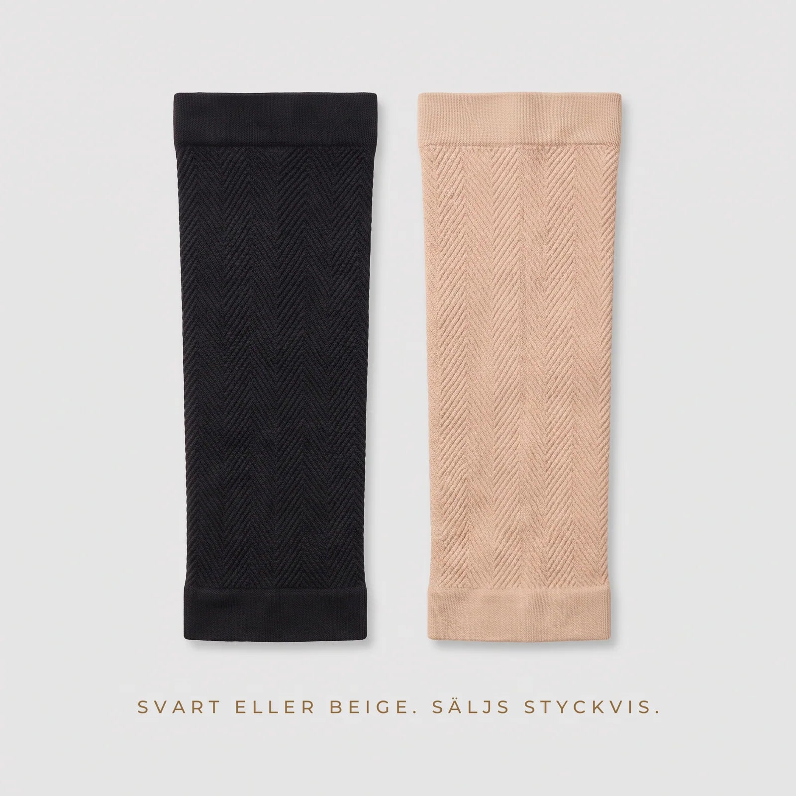 Sculpt™ kompressionsärmar i svart och beige, säljs styckvis